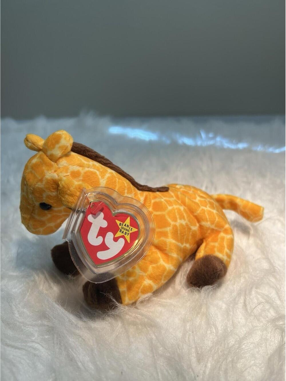 Ty Beanie Baby - TWIGS the Giraffe (7 Inch) NEW MWMTs Stuffed Animal Toy
